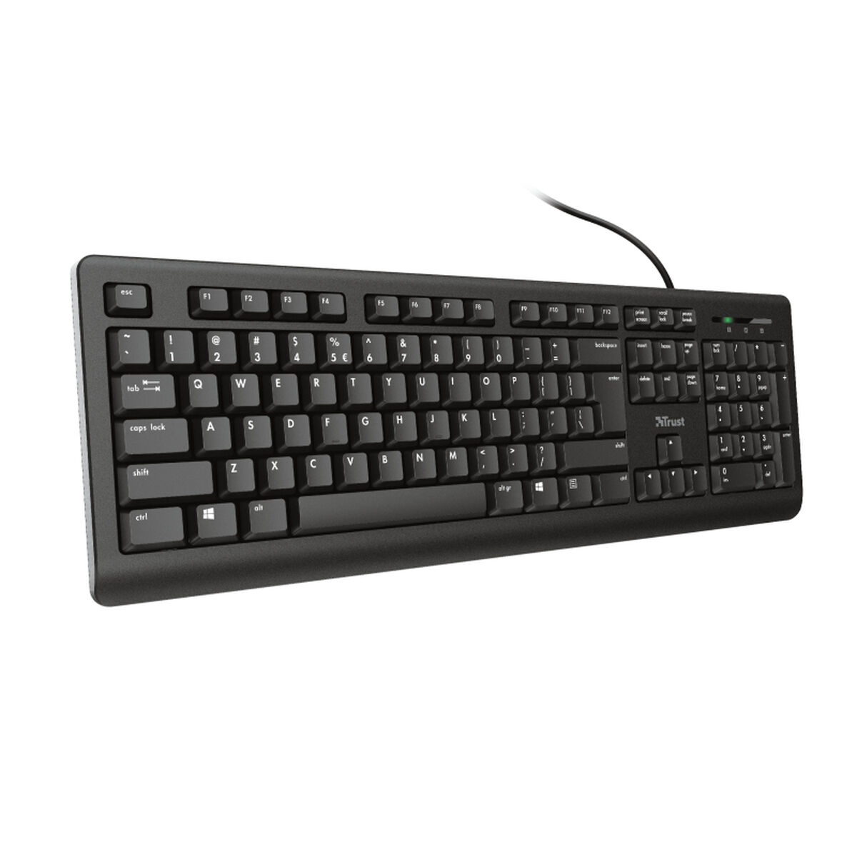 Tipkovnica Trust Primo Qwerty portugalski Crna